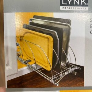 Professional Pull Out Bakeware Organizer - Silver